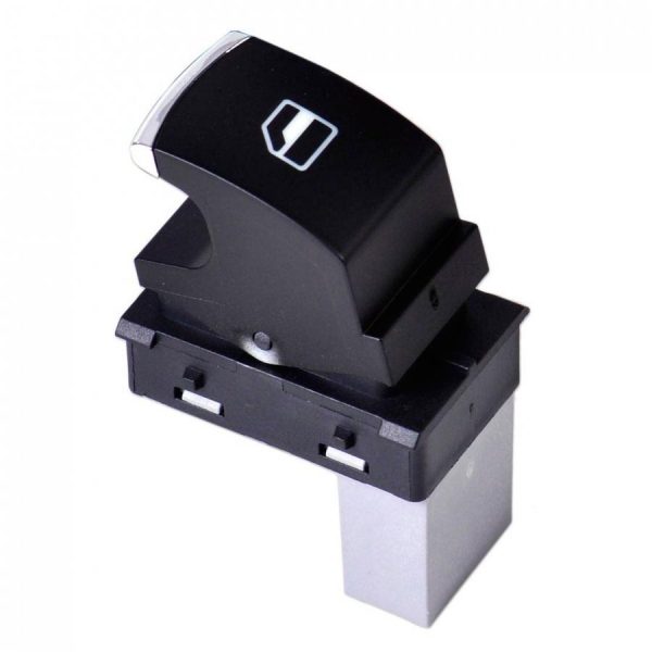 Botón Elevalunas Cromado Seat Volkswagen Copiloto Y Trasero